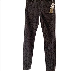 Paige NWT Charcoal Skinny Pants